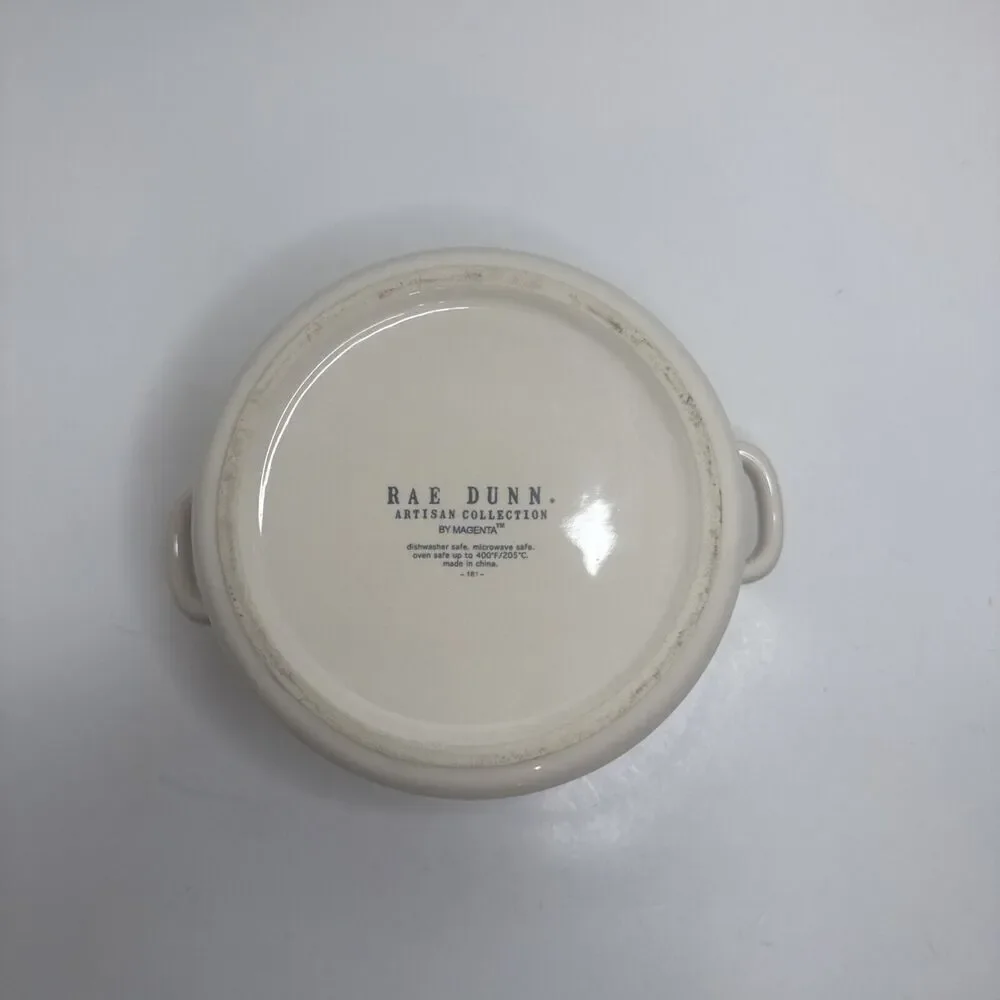 Rae Dunn Souffle Baking Dish with Handles Artisan by Magenta Farmhouse‎ Cottage